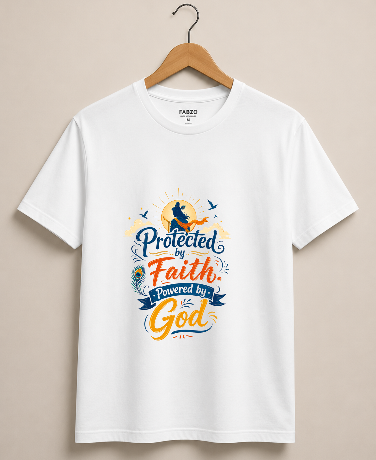 Protected by Faith Powered by God | Unisex Basic T-Shirt
