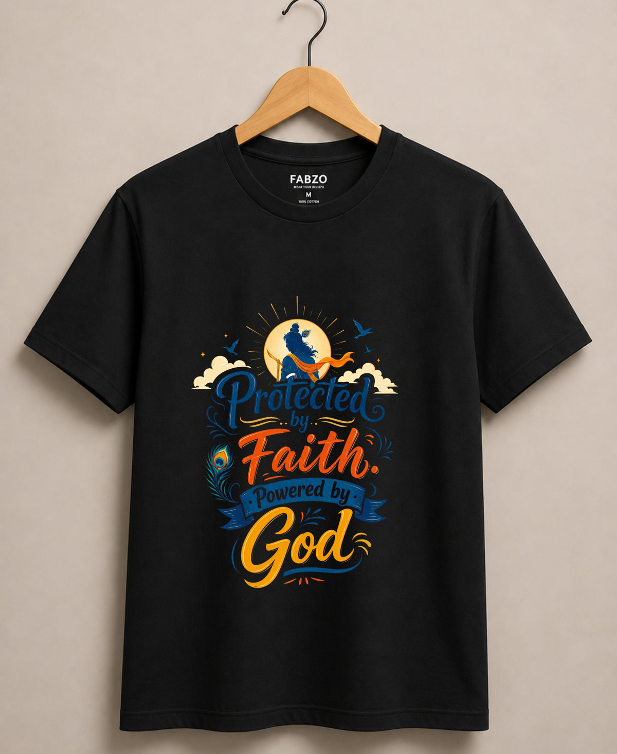 Protected by Faith Powered by God | Unisex Basic T-Shirt