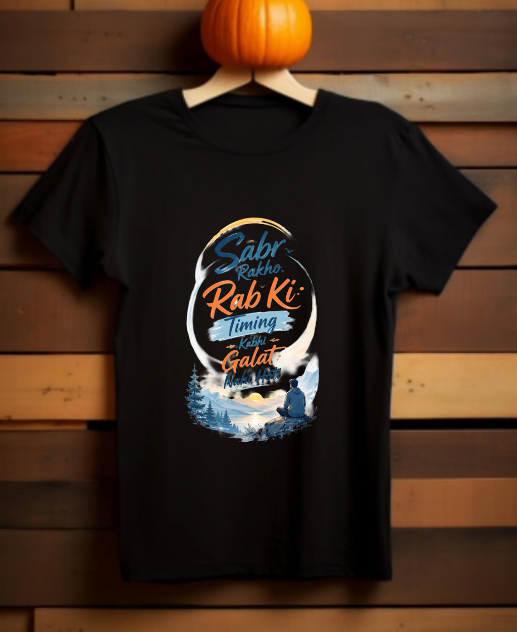 Sabr Rakho Rab ki Timing Galat ni Hoti | Unisex Basic T-Shirt