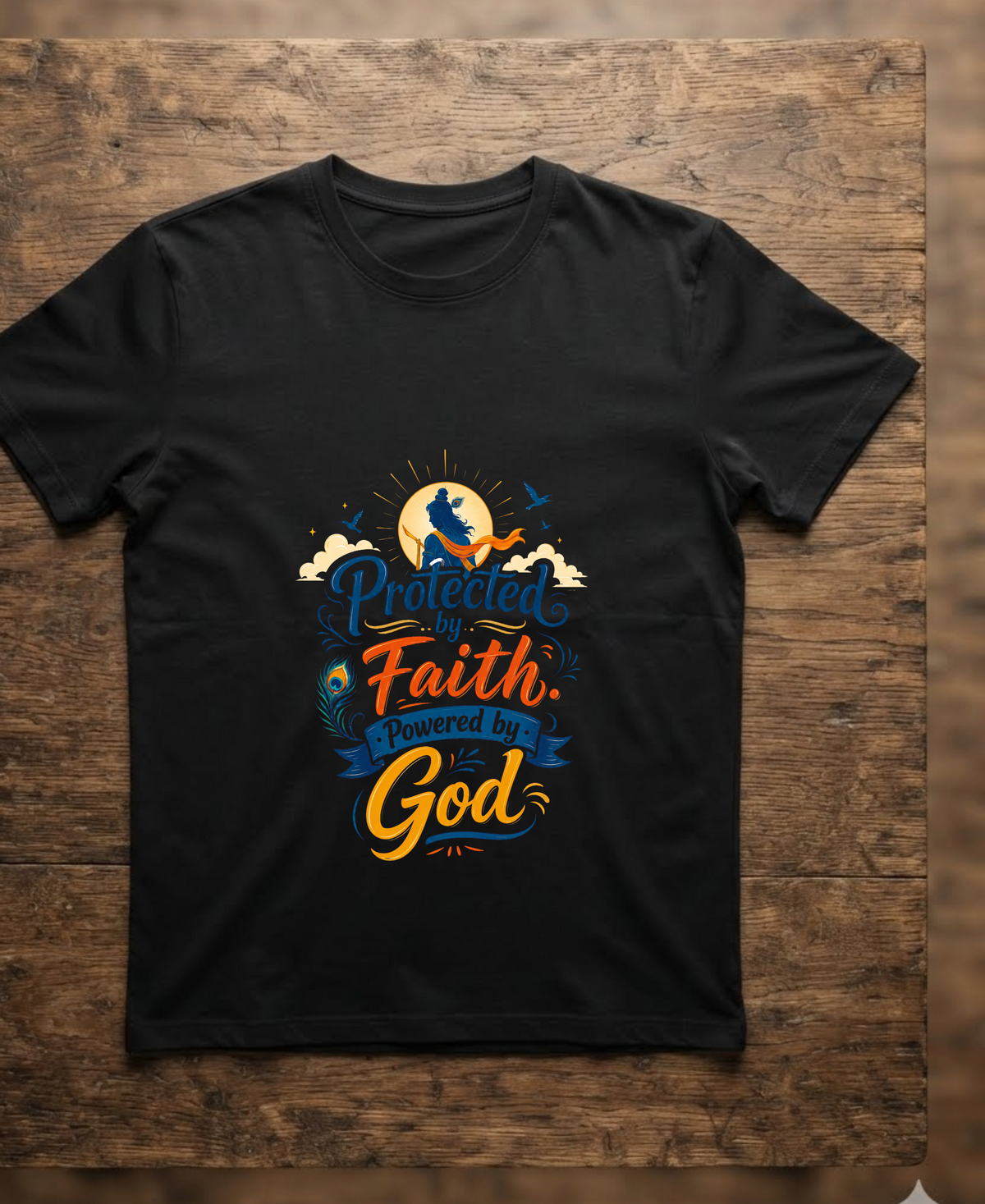Protected by Faith Powered by God | Unisex Basic T-Shirt