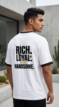 Rich Loyal Aur Handsome Unisex Ringer T-Shirt