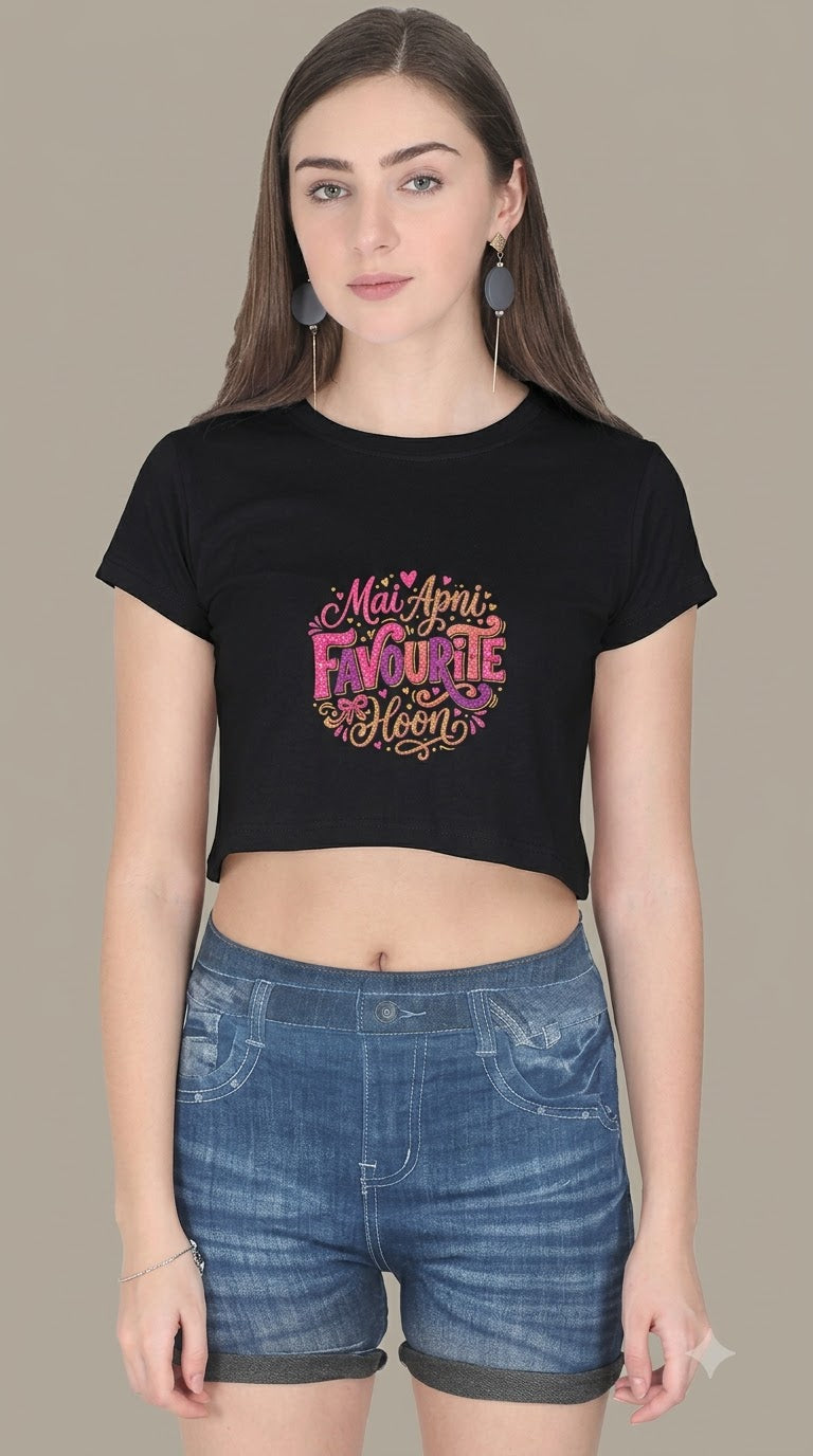 Mai Apni Favourite Hoon Crop Top