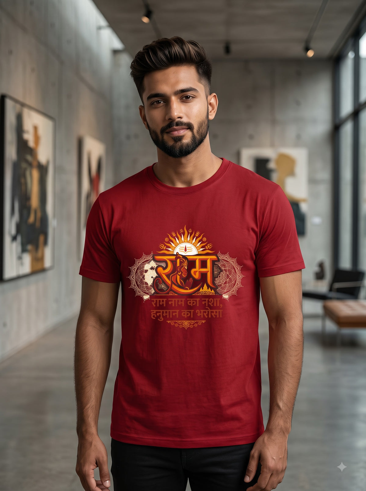 Ram Naam × Hanuman Bharosa | Unisex T-Shirt