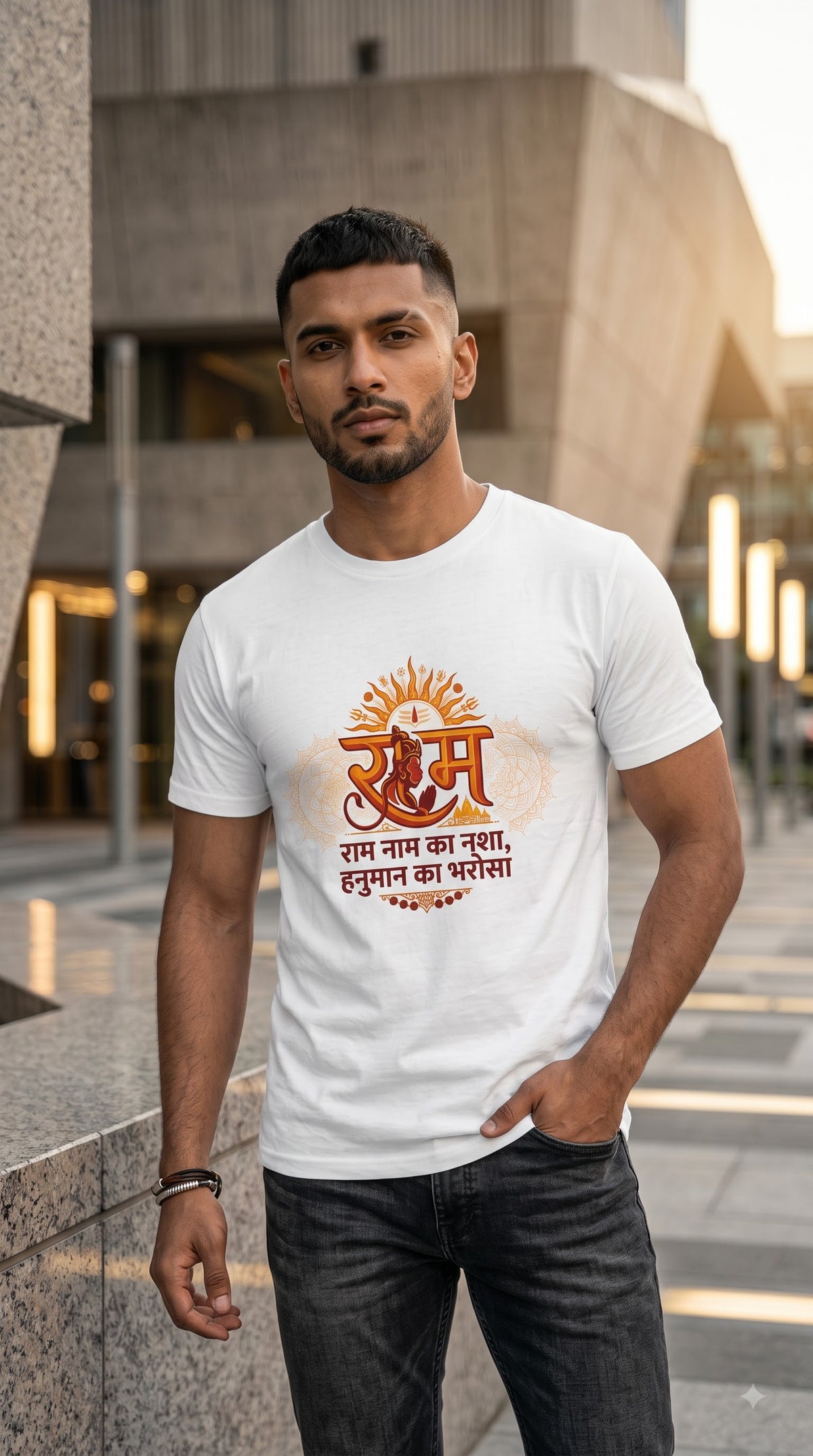 Ram Naam × Hanuman Bharosa | Unisex T-Shirt
