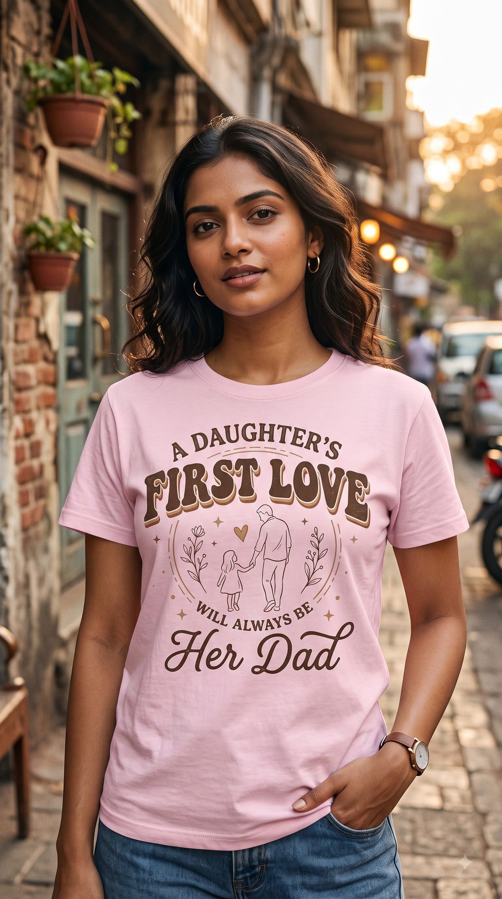 A Daughter's 1st Love is her Father | Women's Classic T-Shirt