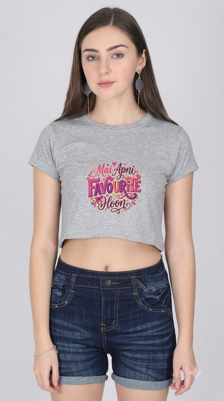 Mai Apni Favourite Hoon Crop Top