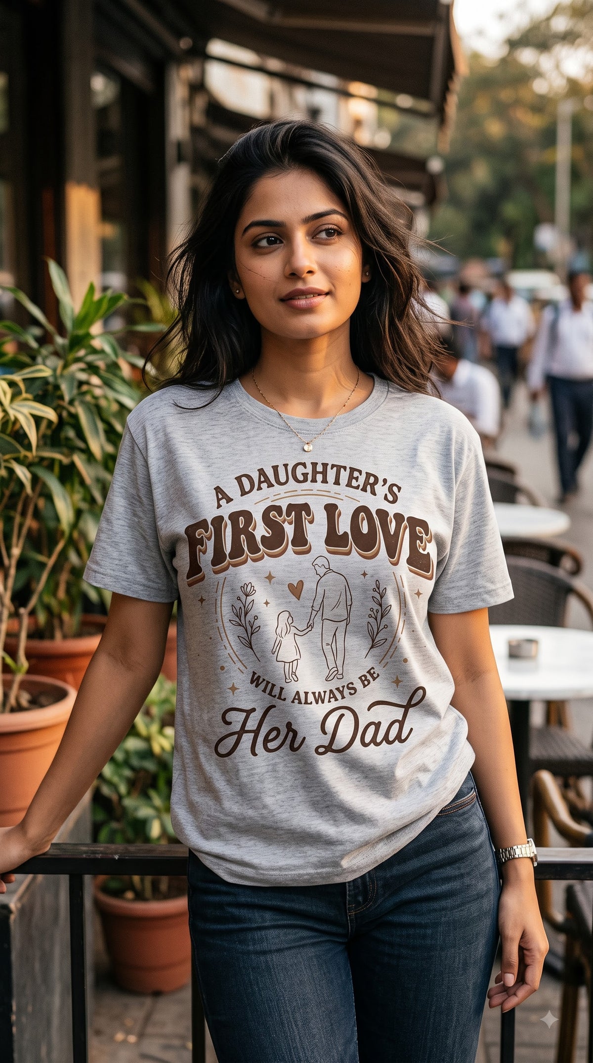 A Daughter's 1st Love is her Father | Women's Classic T-Shirt