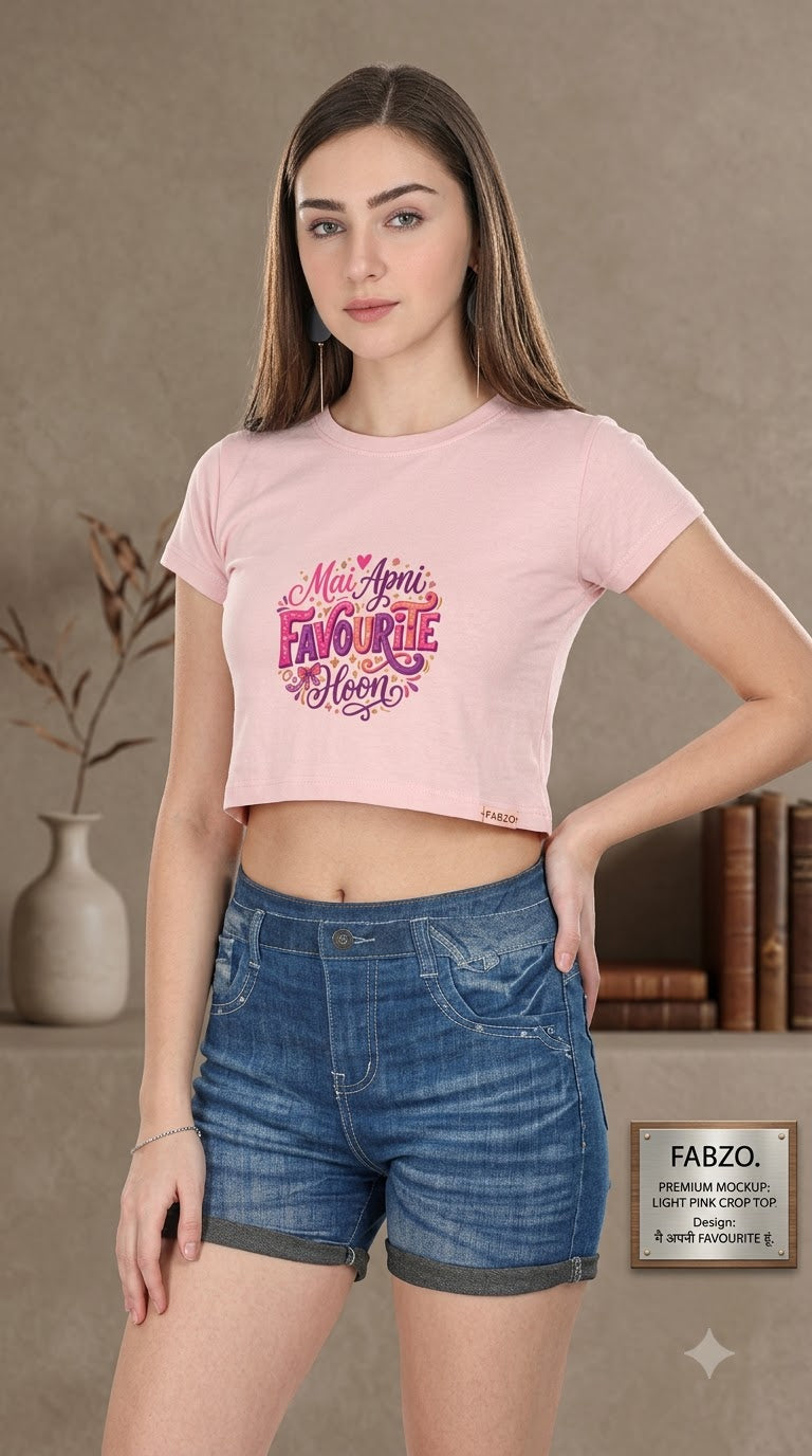 Mai Apni Favourite Hoon Crop Top