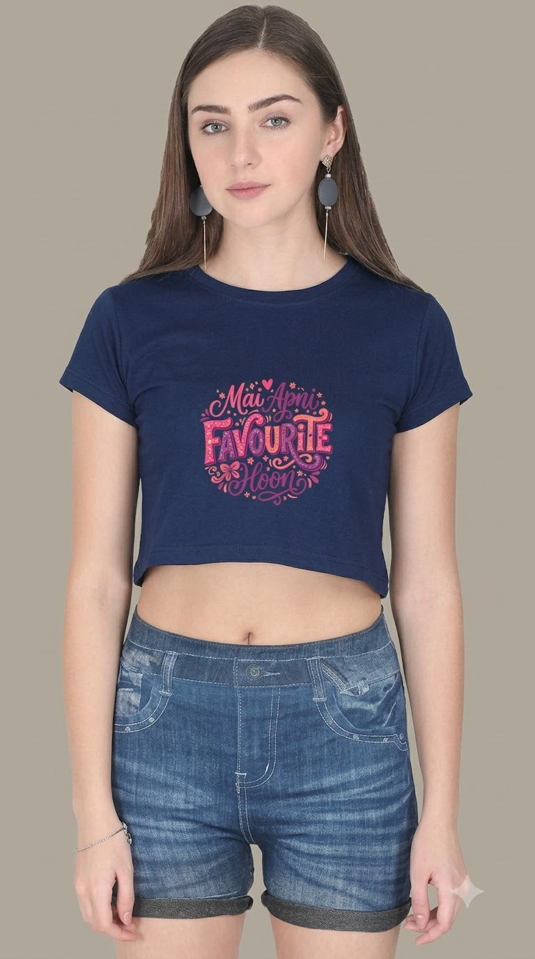 Mai Apni Favourite Hoon Crop Top