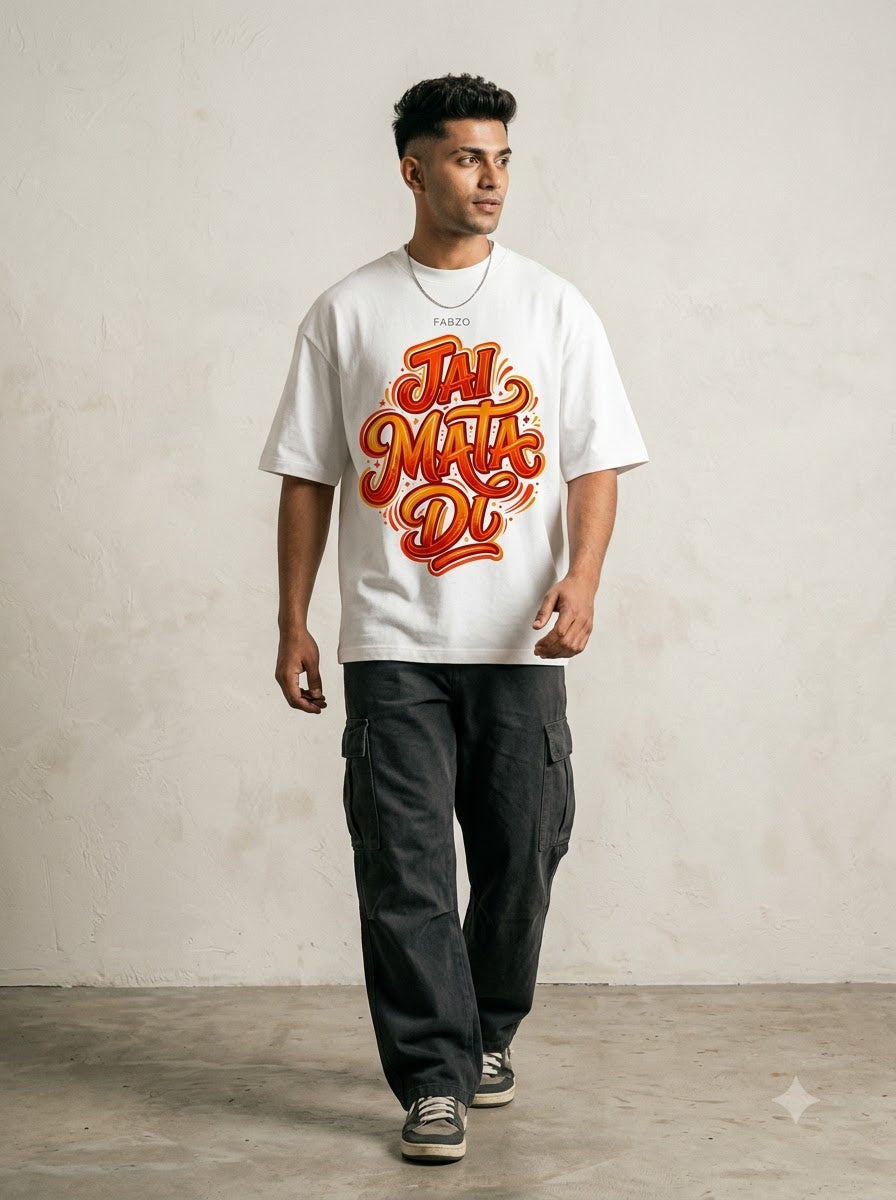 Jai Mata Di Unisex Oversized Jersey