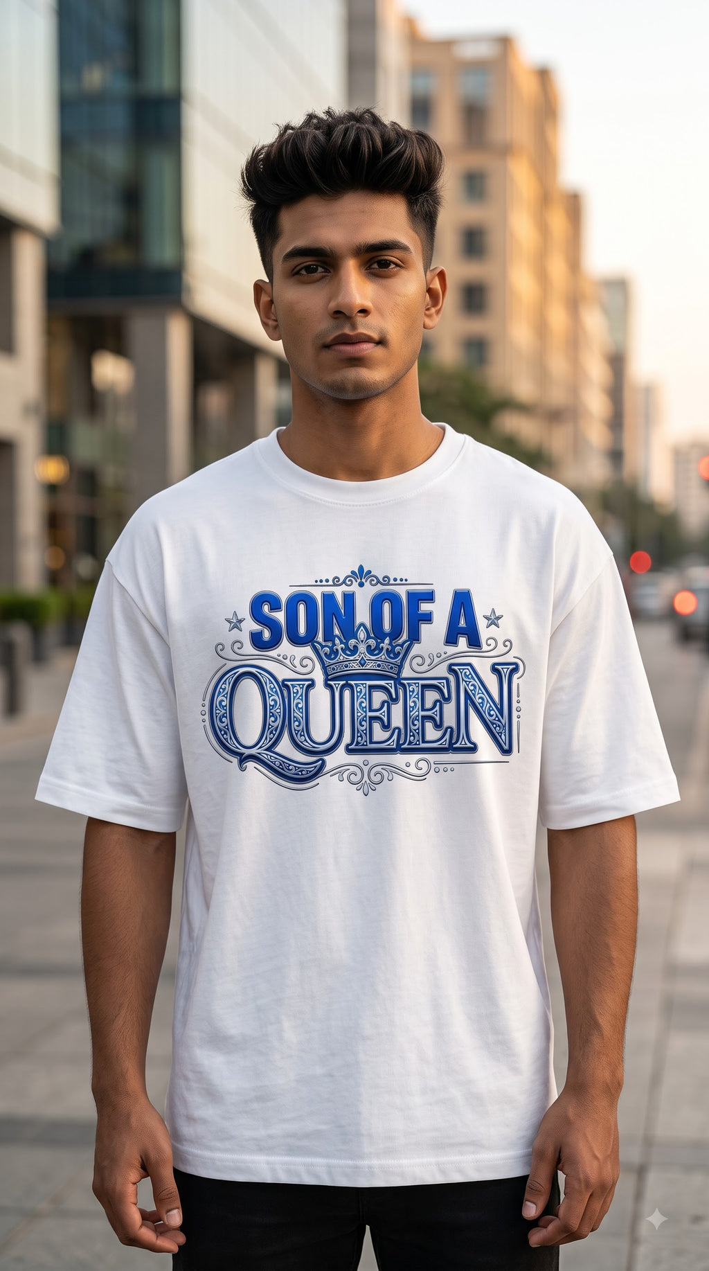 Son of a Queen Unisex Oversized Jersey