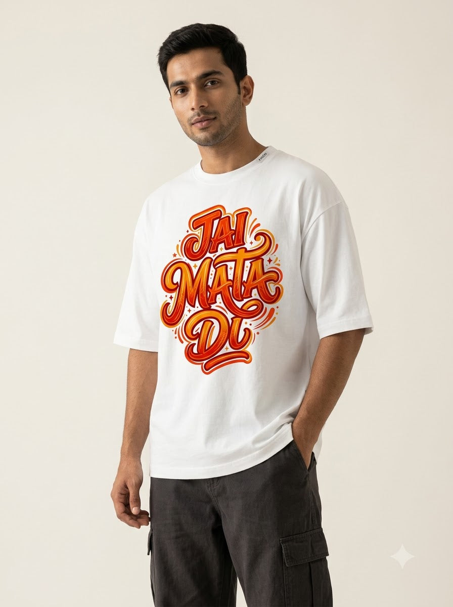 Jai Mata Di Unisex Oversized Jersey