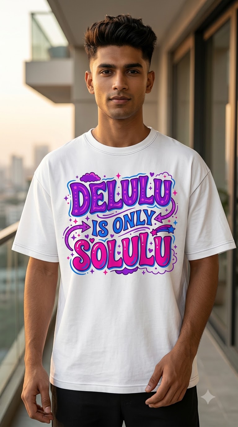 Delulu is only Solulu Unisex Oversized Jersey