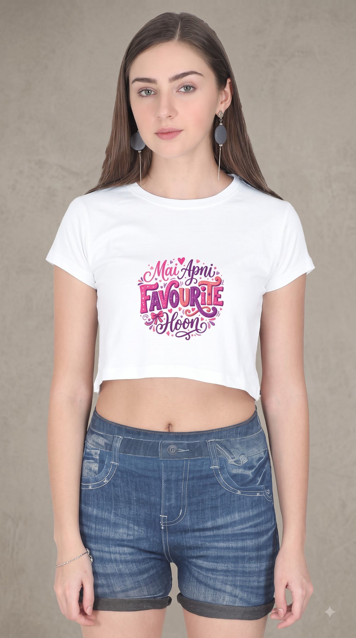 Mai Apni Favourite Hoon Crop Top