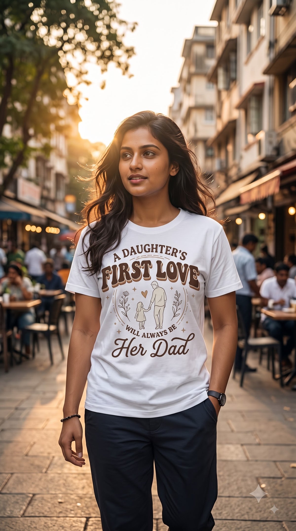 A Daughter's 1st Love is her Father | Women's Classic T-Shirt
